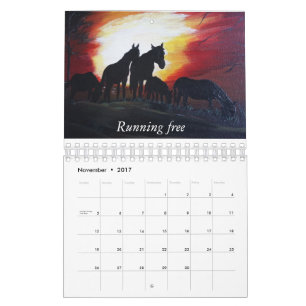 2016 westerna konst avbildar kalender