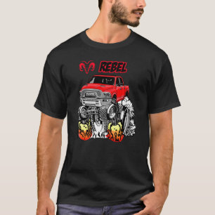 2017-20 Ram Rebel Pickupa Tecknaden Lastbil T Shirt