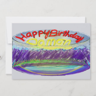 2017 års Blue Mountain Birthday Cake Kort