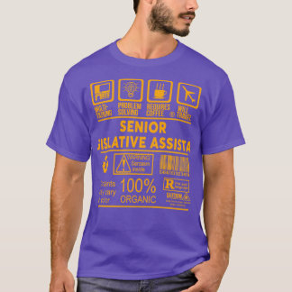 2017 års klasskonstruktion för SENIOR LAGSTIFTNING T Shirt