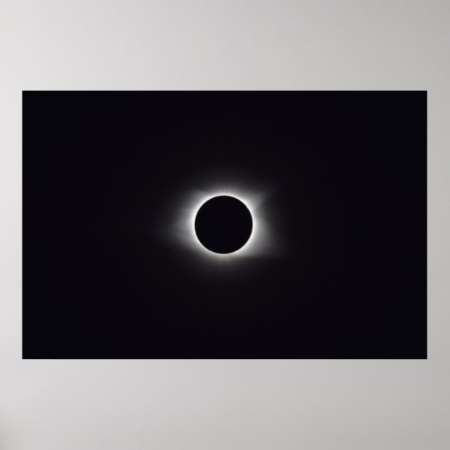 2017 års solförmörkelse poster (Framsidan)