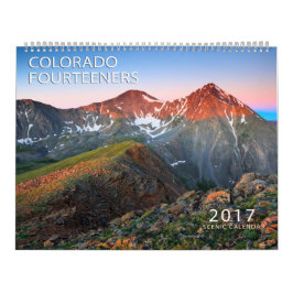 2017 Colorado Fourteerners Kalender