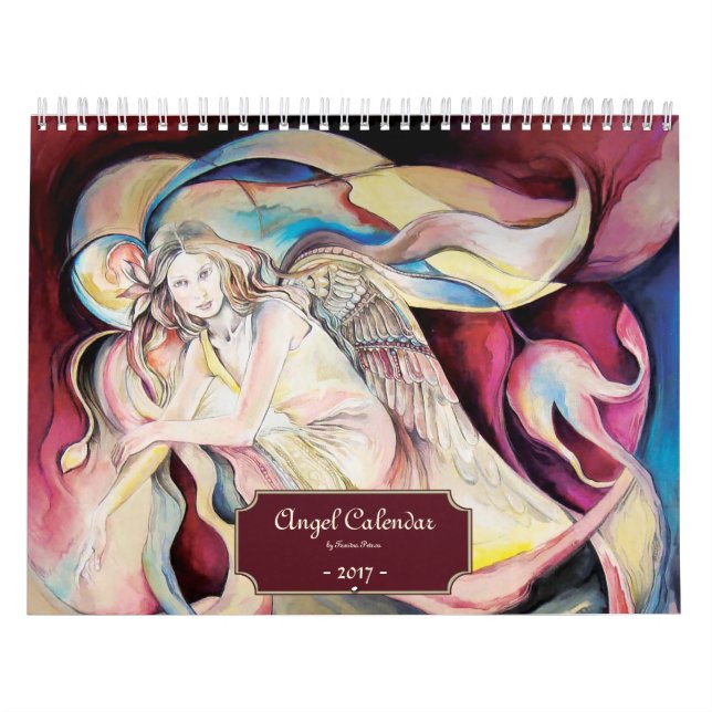 2017 en ängelkalender - medel kalender (Omslag)