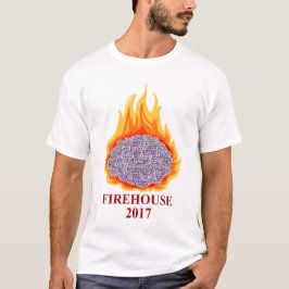 2017 flammande hjärnmanar utslagsplats för rund t-shirt