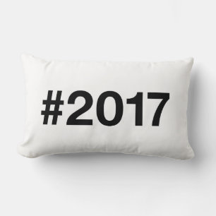 2017 Hashtag 8 födelsedagsdagen Lumbarkudde