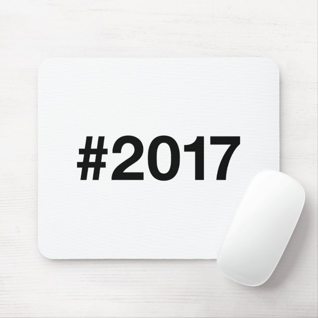 2017 Hashtag 8 födelsedagsdagen Musmatta (Med mus)