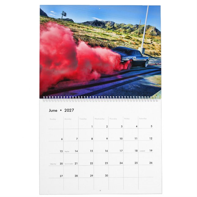 2017 hästkrafter Hotrod kalender (Jun 2027)