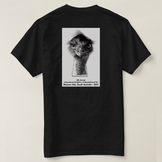 2017 ISSA-utställningskjorta - mörkfärger T Shirt (Design baksida)