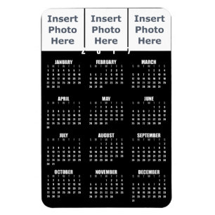 2017 Kalendermagnet - Fotokollage-mall Magnet