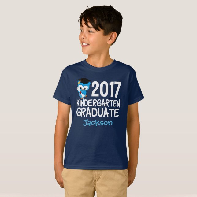 2017 Kindergarten Studenten Coola Anpassningsbar T-shirt (Hel framsida)