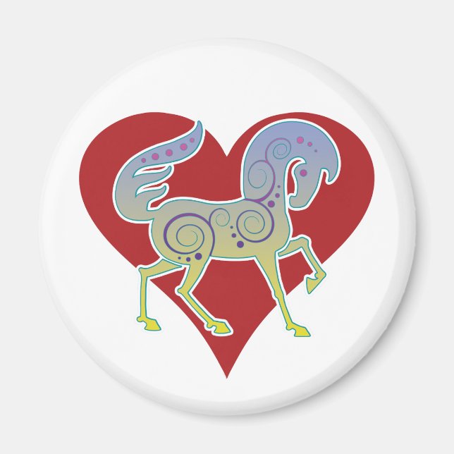 2017 Mink Nest Runequine Heart Magnet 1 (Framsidan)