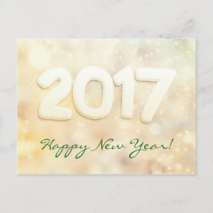 2017 Nytt årskort Helg Vykort