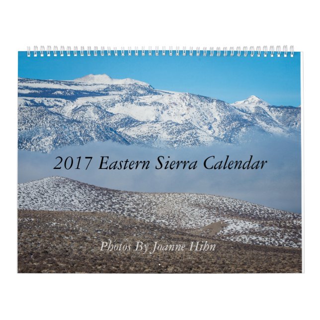 2017 östliga Sierra kalender (Omslag)