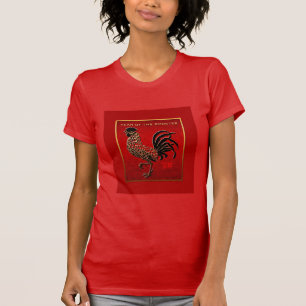 2017 präglade emaljerat för tuppår verkställer t-shirt