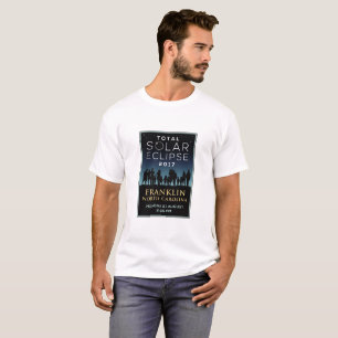 2017 sammanlagd sol- förmörkelse - Franklin, NC T-shirt