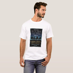 2017 sammanlagd sol- förmörkelse - gåsbäck, SC Tee Shirt