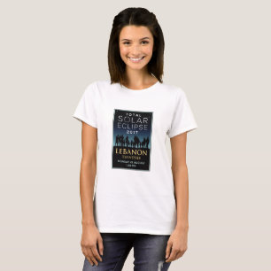 2017 sammanlagd sol- förmörkelse - Libanon, TN T-shirt