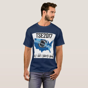 2017 sammanlagda sol- Förmörkelse-nya långt som T-shirt