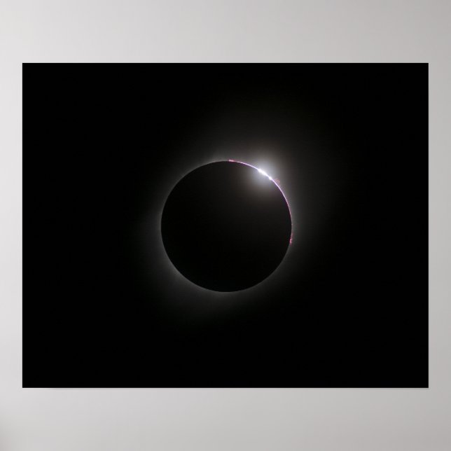 2017 Solar Eclipse - Baileys Pärlor Poster (Framsidan)