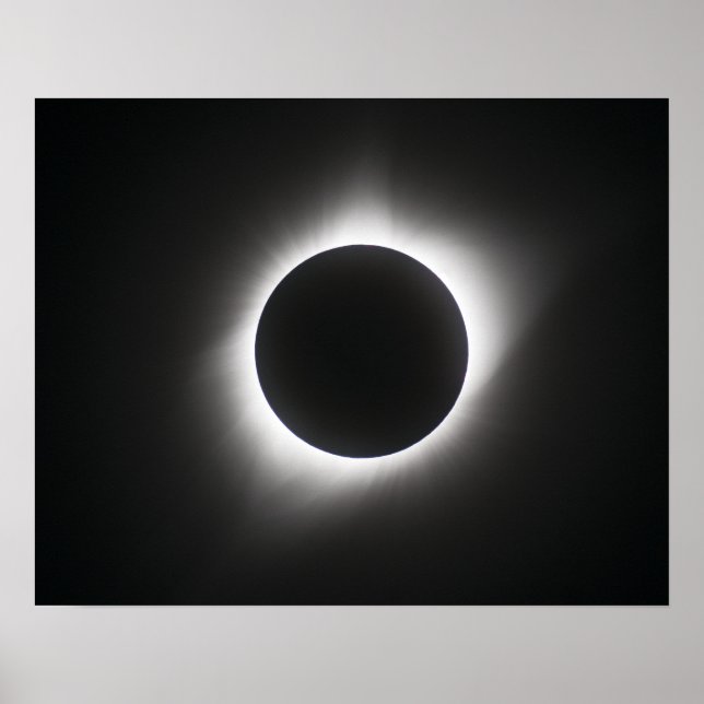 2017 Solar Eclipse - Corona Poster (Framsidan)