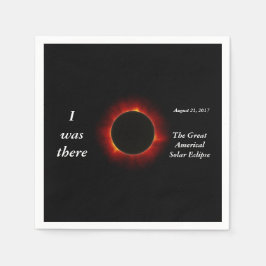 2017 Solar Eclipse "I was where" utgåva Pappersservett