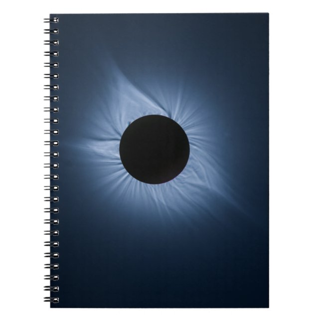 2017 Solar Eclipse - Krona i Sol Anteckningsbok (Framsidan)