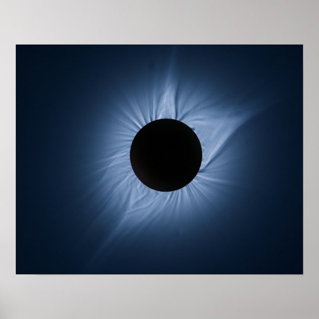 2017 Solar Eclipse - Krona i Sol Poster (Framsidan)