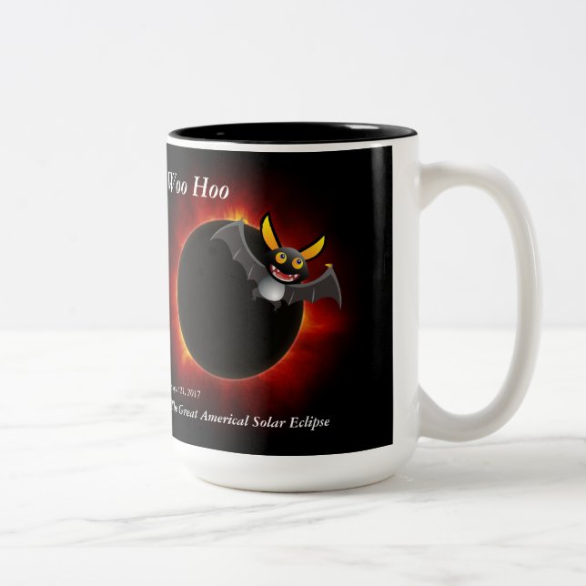 2017 Solar Eclipse, Vampyre Edition Två-Tonad Mugg (Höger)