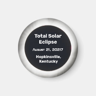 2017 Total solförmörkelse BW efter plats Magnet