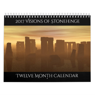 2017 visioner av den Stonehenge kalendern Kalender