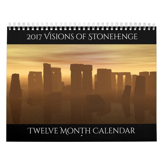 2017 visioner av den Stonehenge kalendern Kalender (Omslag)