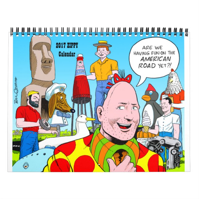 2017 ZIPPY CALENDAR KALENDER (Omslag)