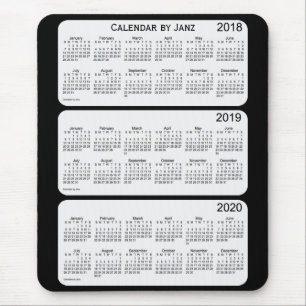 2018-2020 svart kalender vid Janz Musmatta