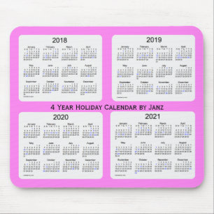2018-2021 violett helgdagkalender vid Janz Musmatta