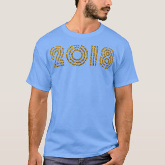 2018 Åldersår Glitter T Shirt