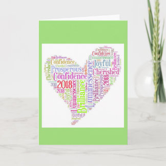 2018 Ängelmeddelande Kort