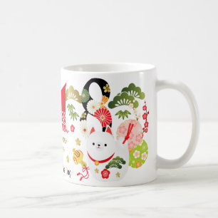 2018 år av hundprydnadmuggen kaffemugg