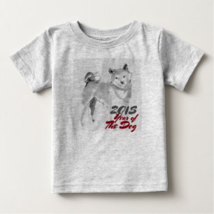2018 Året för bläck tvättar målning av Kids Hoddie T-shirt