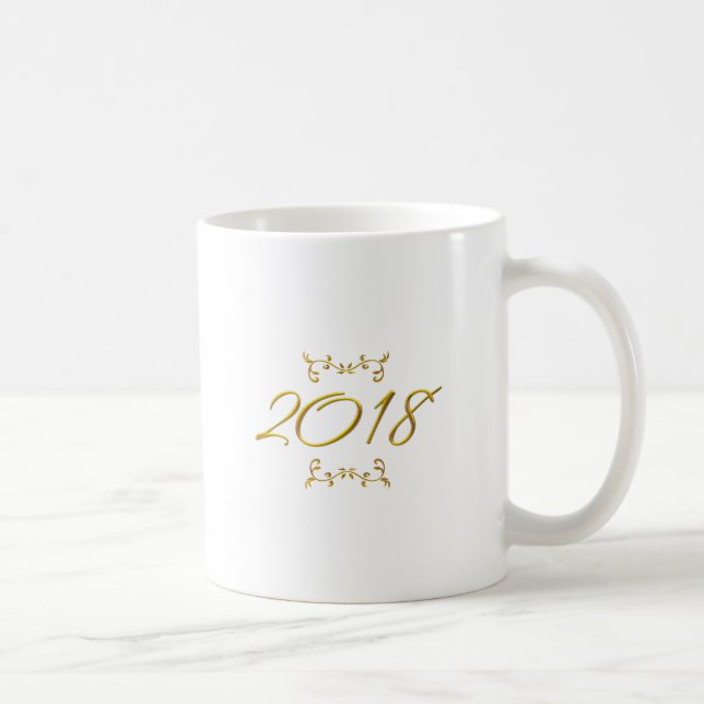 2018 års 3D-titt Kaffemugg (Höger)