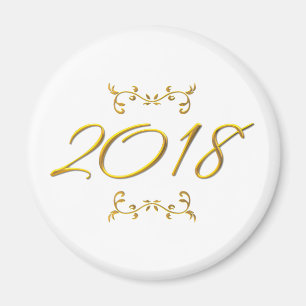 2018 års 3D-titt Magnet