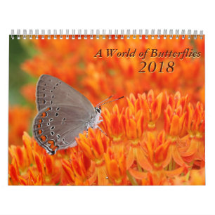 2018 års fjärilskalender kalender