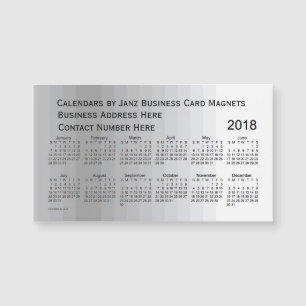 2018 års Grått-skuggkalender från Janz Magnet