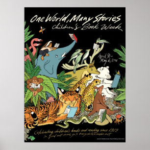 2018 Barns Bok-vecka Poster