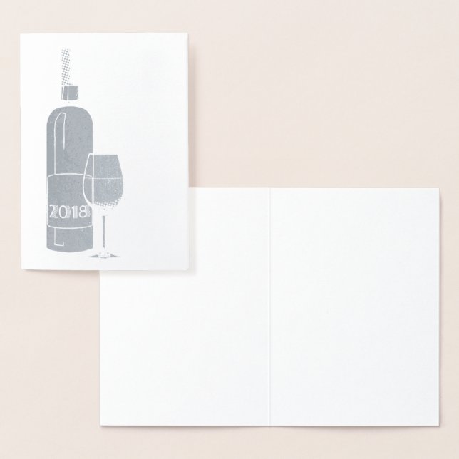 2018 Cheers! Silver Foil Folierat Kort (Display)