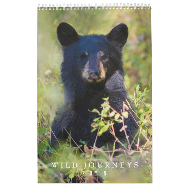 2018 djurlivväggkalender - djurlivfotografi kalender (Omslag)