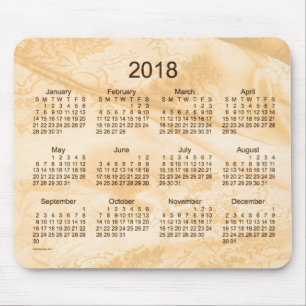 2018 guld- silkekalender vid den Janz musen Musmatta