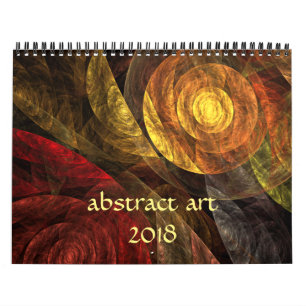 2018 Modern Abstrakt Konst Kalender