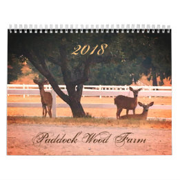 2018 Paddock Wood Farm Kalender