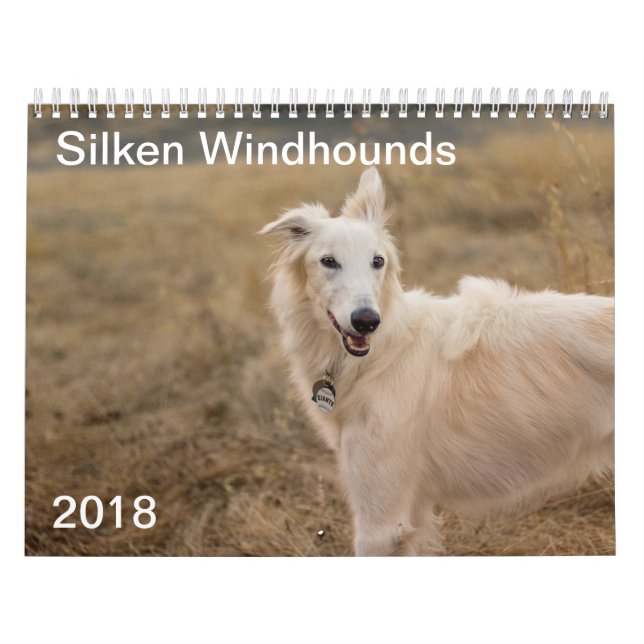 2018 Silken Windhounds (fullt förkroppsligar), 3 Kalender (Omslag)