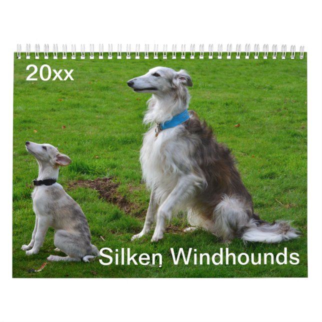 2018 Silken Windhounds (mångahundar) Kalender (Omslag)